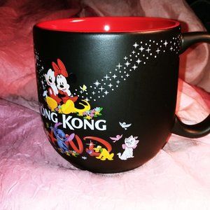 Matte Black Disneyworld Hong Kong Mug